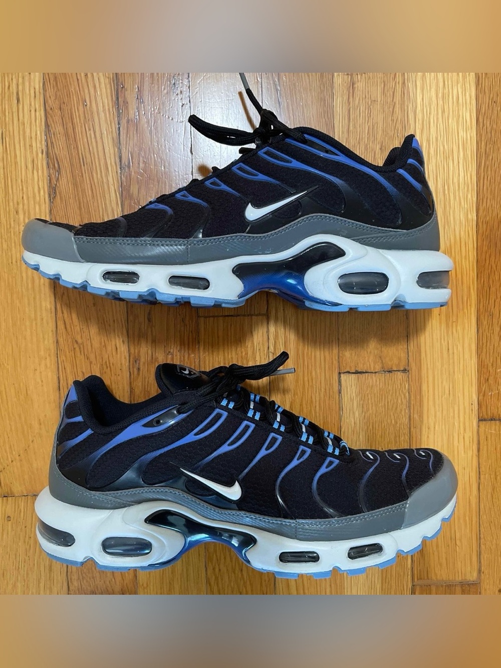 Nike Air Max Plus Black Royal Blue Size 11 Mens